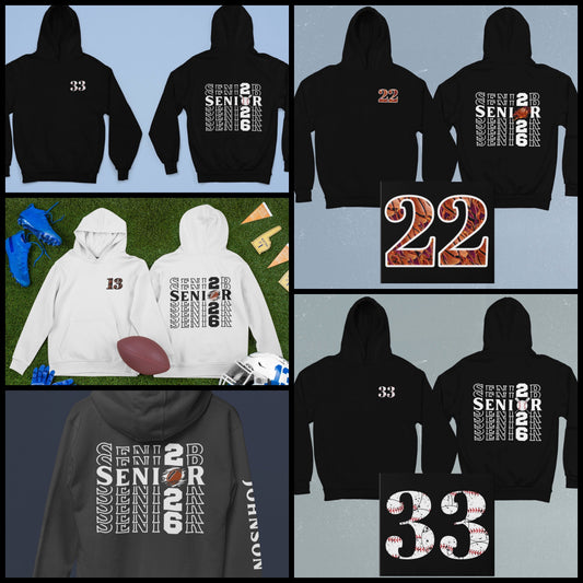 🎓 Custom Senior Hoodies – Style Meets School Spirit