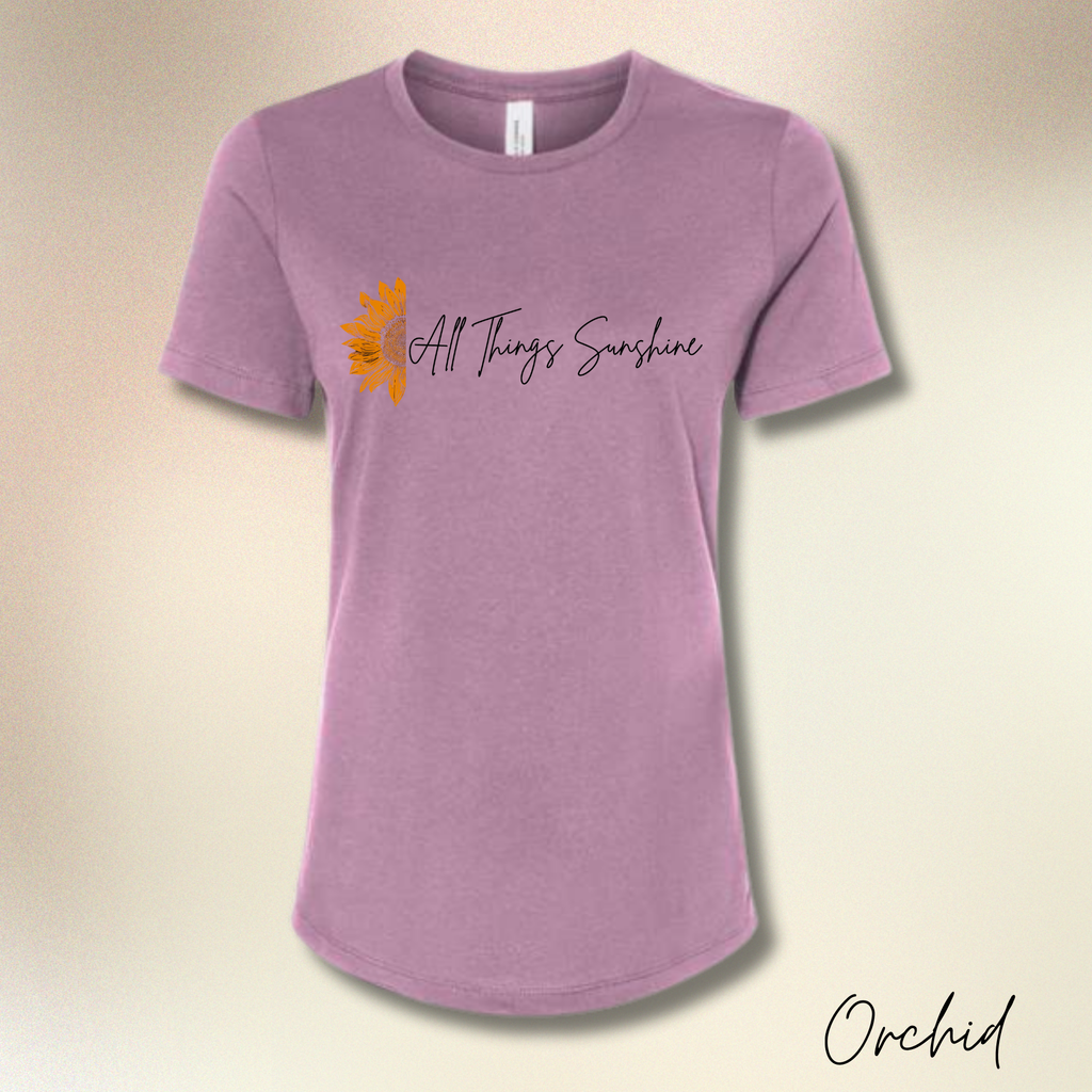 All Things Sunshine Women’s Relaxed Fit T-Shirt