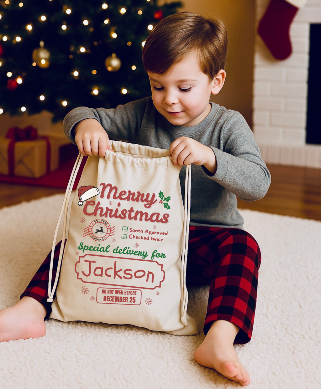 Personalized Christmas Gift Bags