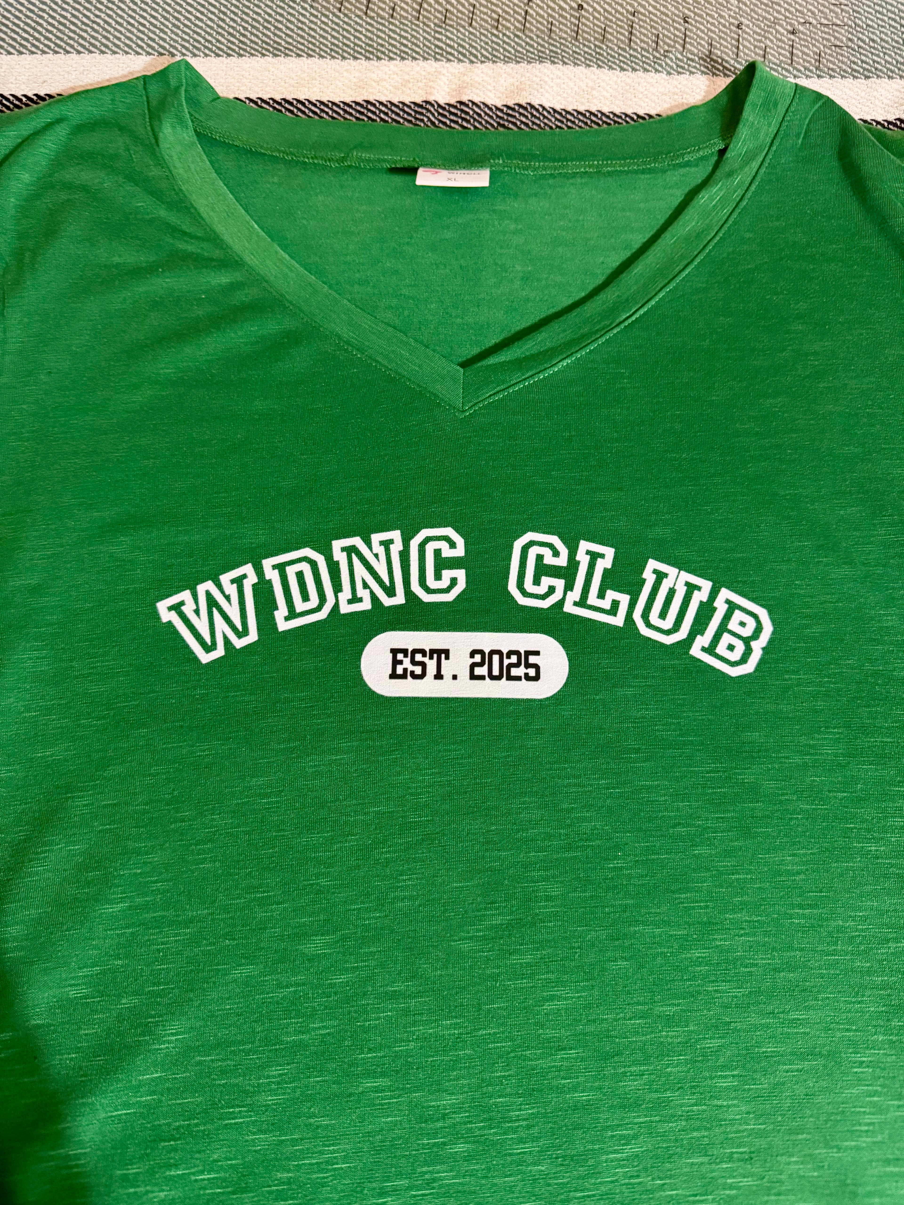 WDNC Club “We Do Not Care” Tee | Funny Graphic Shirt | Crew & V-Neck | S–4XL