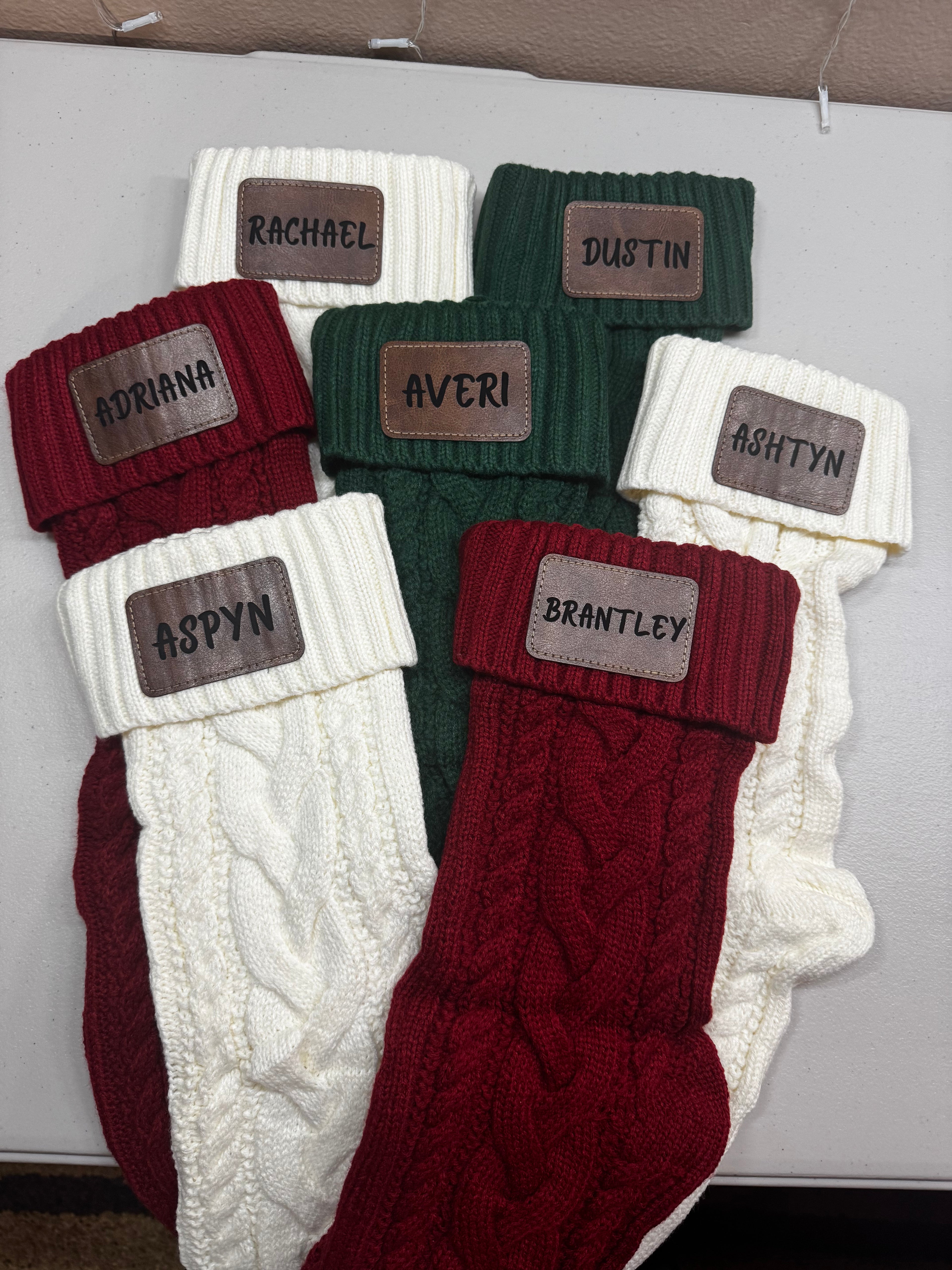 Custom Engraved Rectangle Patch