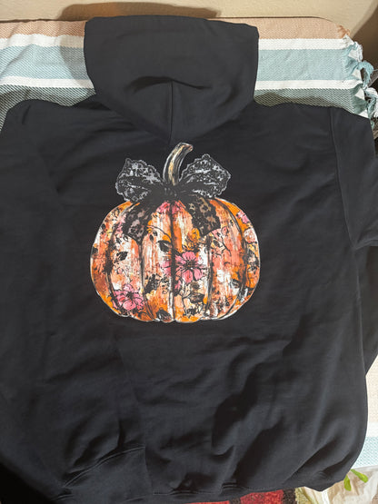 Lace Pumpkin Hoodie