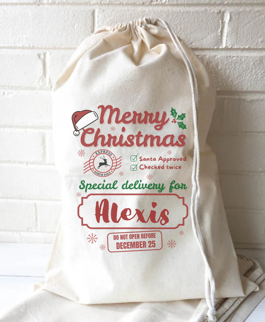 Personalized Christmas Gift Bags