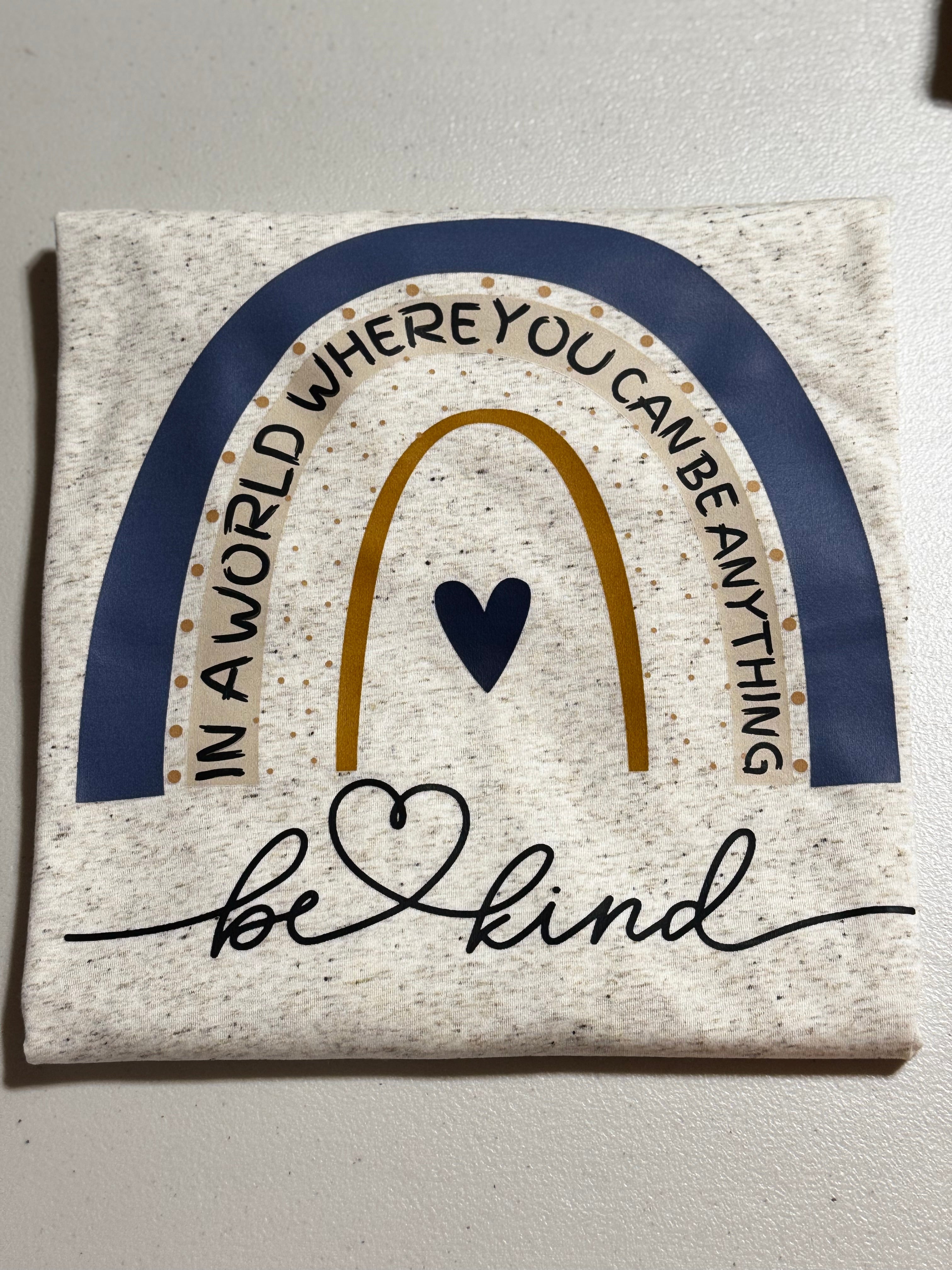 Be Kind Rainbow Graphic Tee