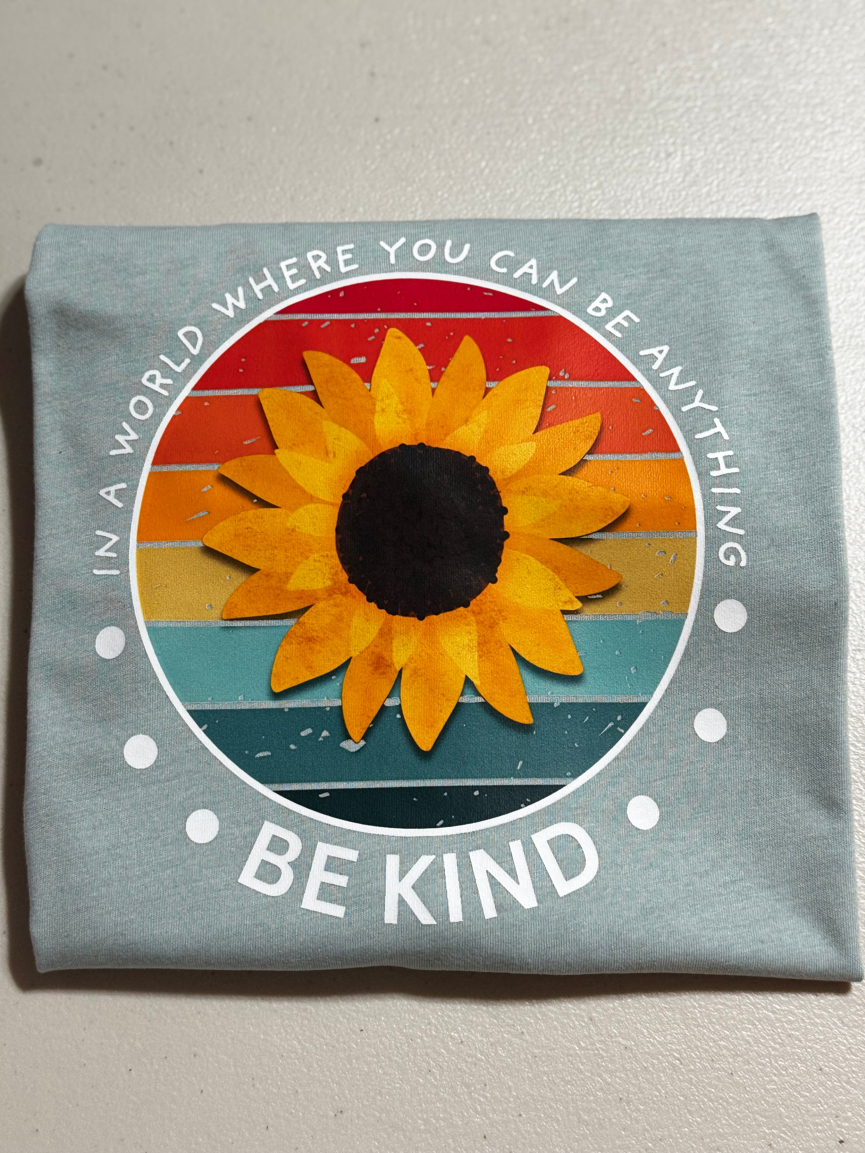 Be Kind Rainbow Graphic Tee