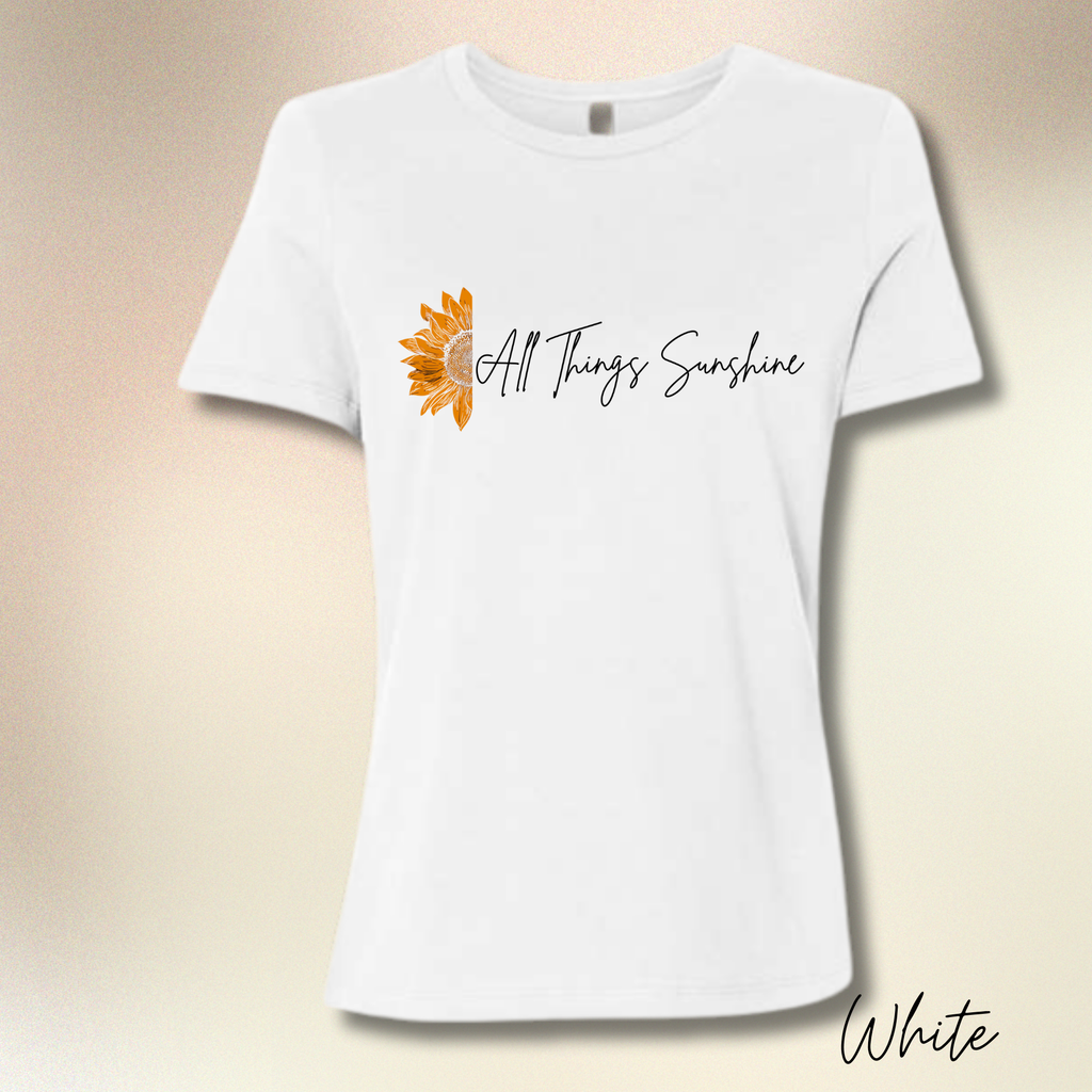 All Things Sunshine Women’s Relaxed Fit T-Shirt