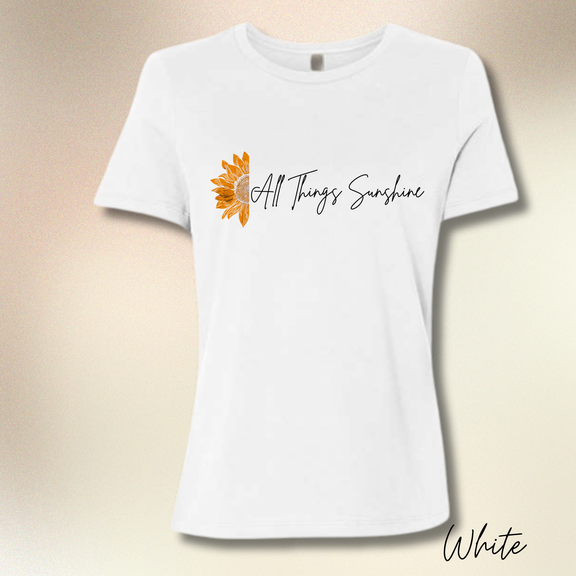 All Things Sunshine Women’s Relaxed Fit T-Shirt