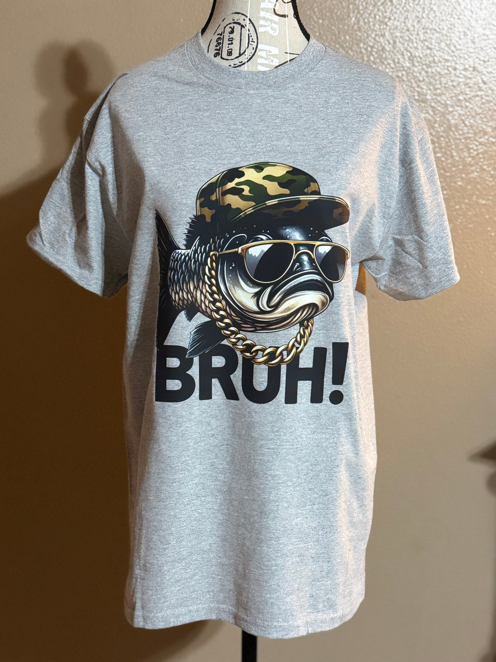 “BRUH!” Fish Graphic Tee