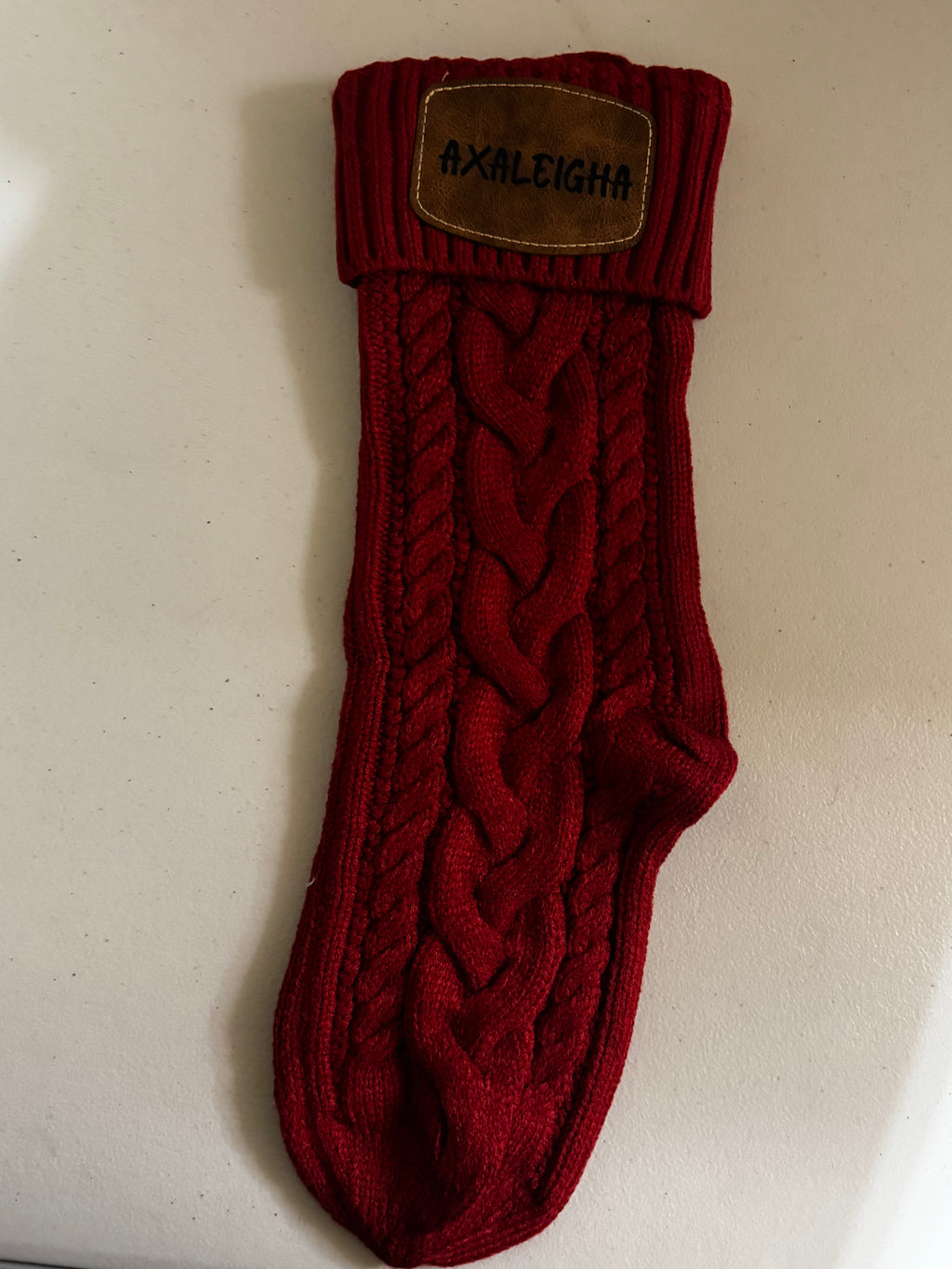 Personalized Family Christmas Stockings – Custom Name Patch