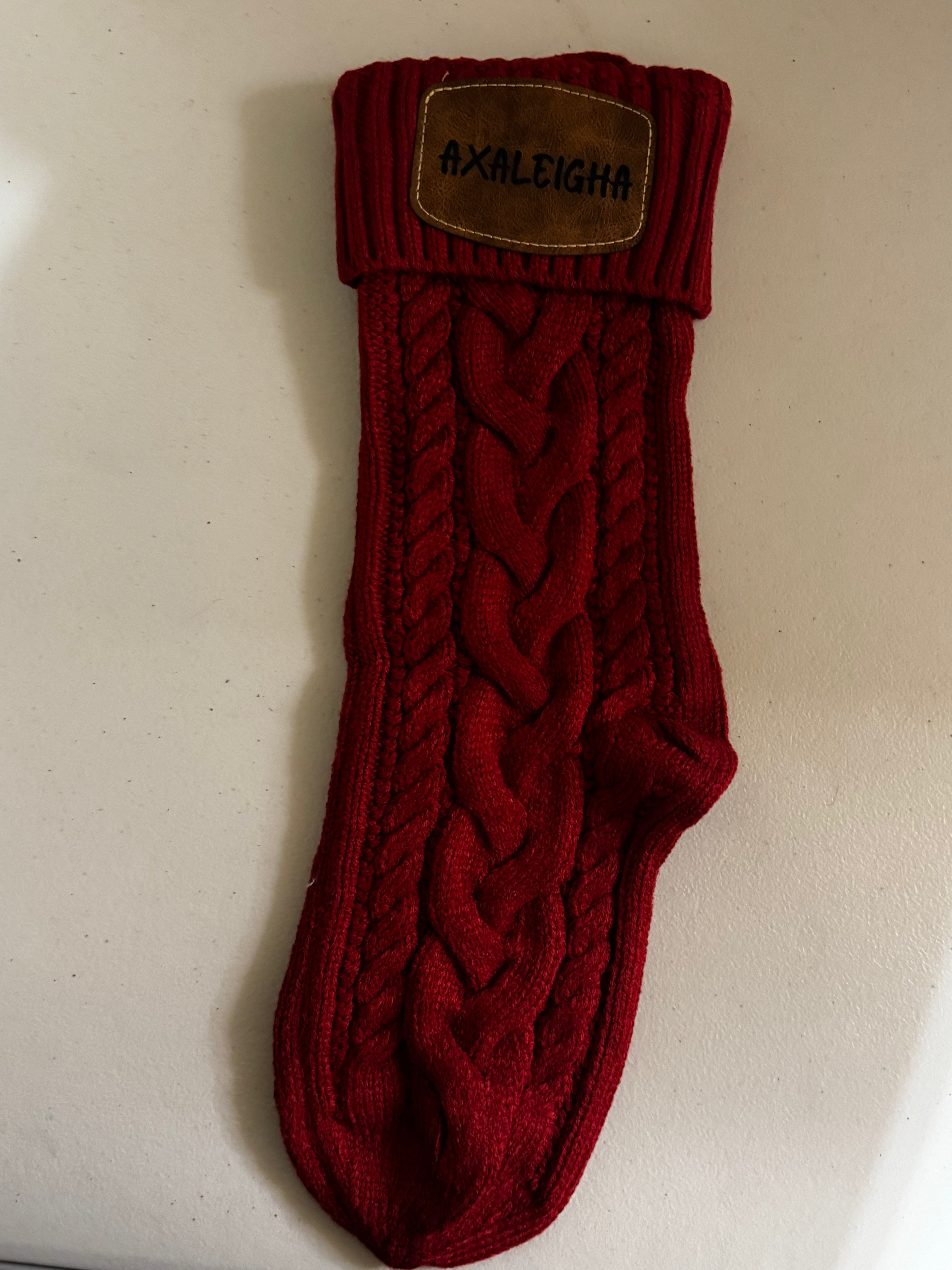 Personalized Family Christmas Stockings – Custom Name Patch