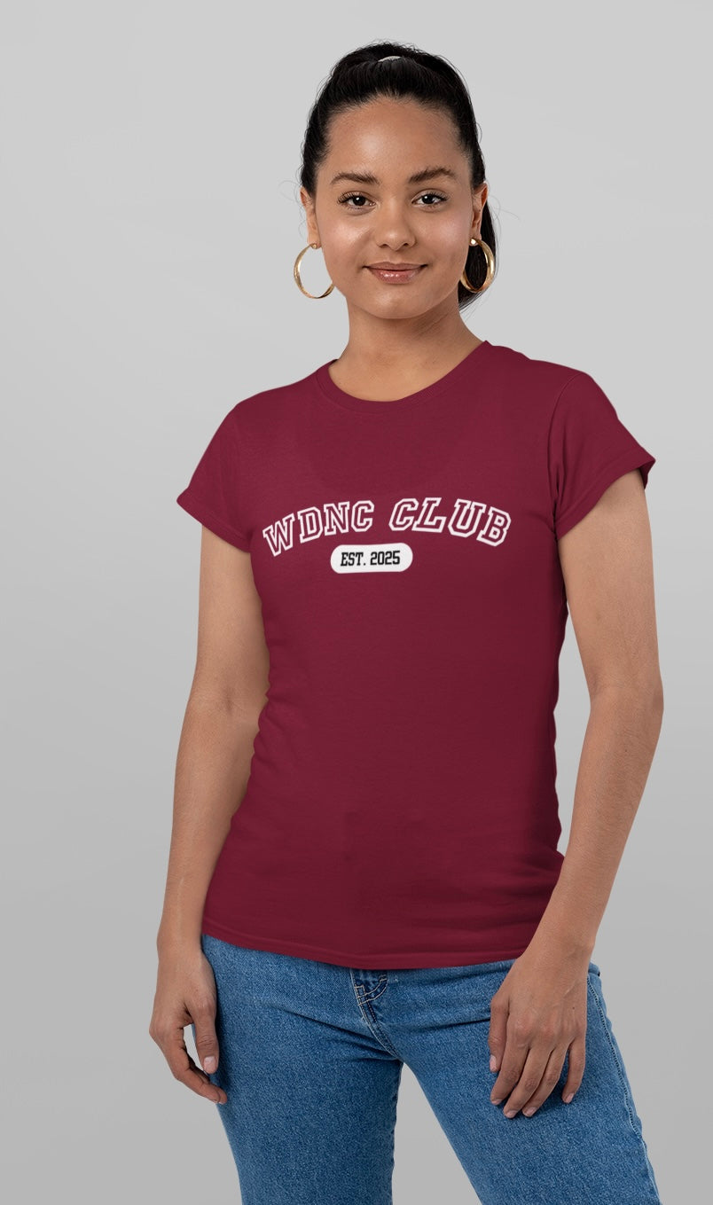 WDNC Club “We Do Not Care” Tee | Funny Graphic Shirt | Crew & V-Neck | S–4XL