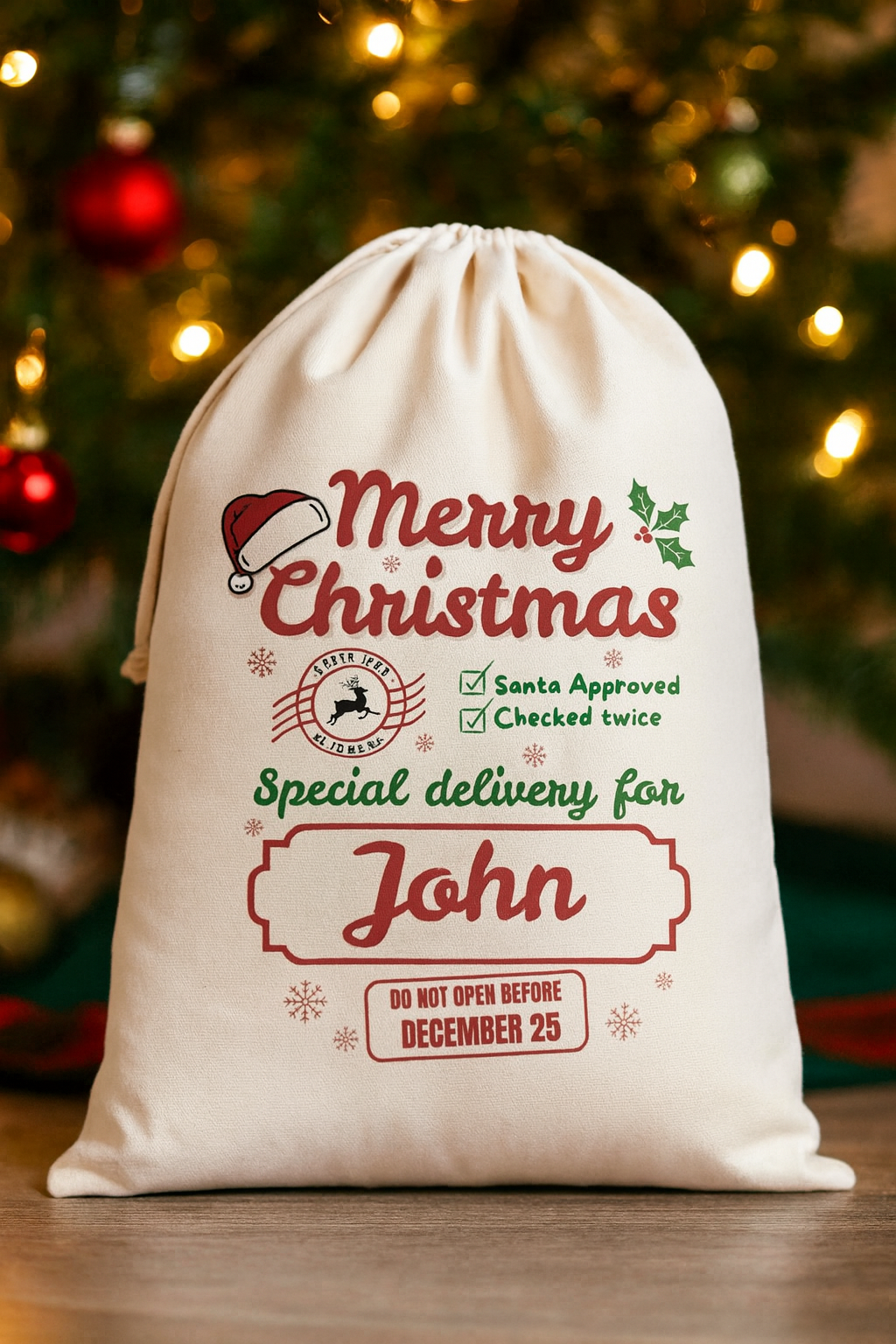 Personalized Christmas Gift Bags