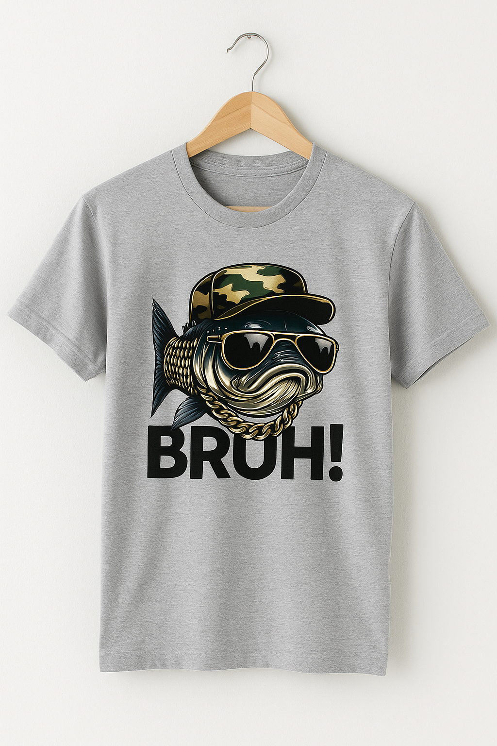 “BRUH!” Fish Graphic Tee