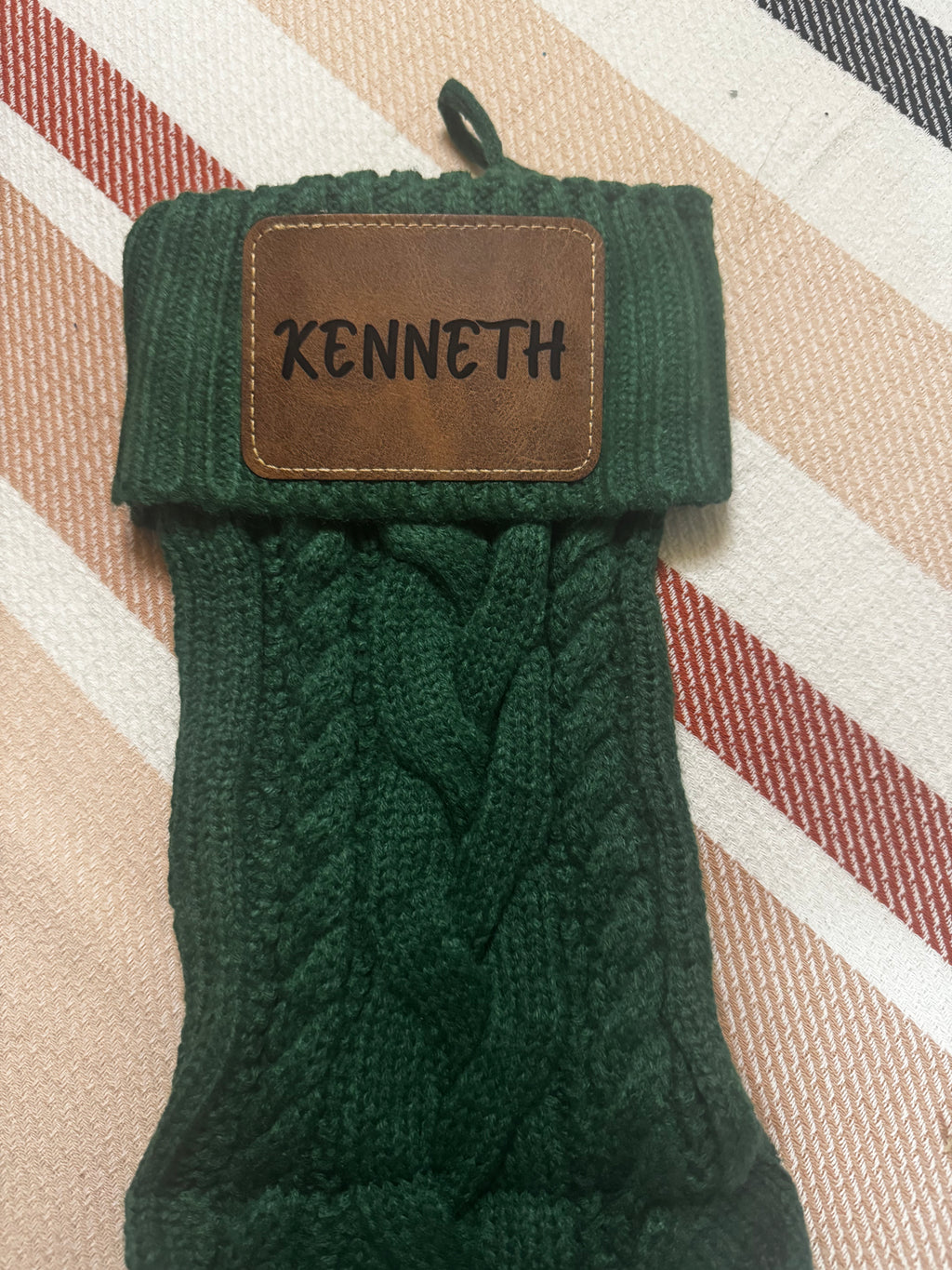 Personalized Family Christmas Stockings – Custom Name Patch