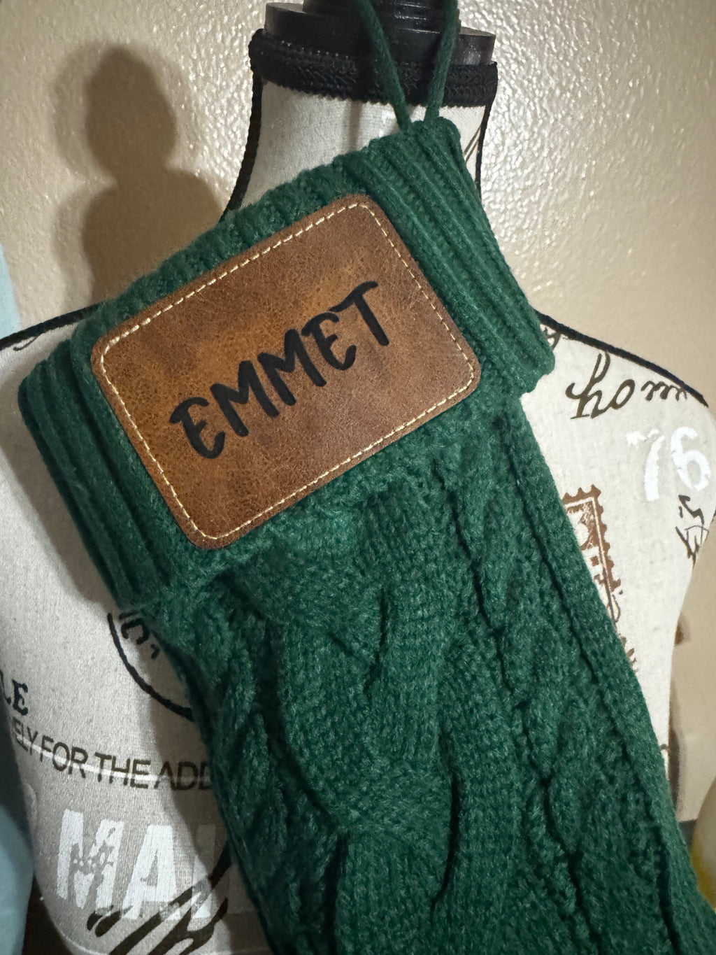 Personalized Family Christmas Stockings – Custom Name Patch